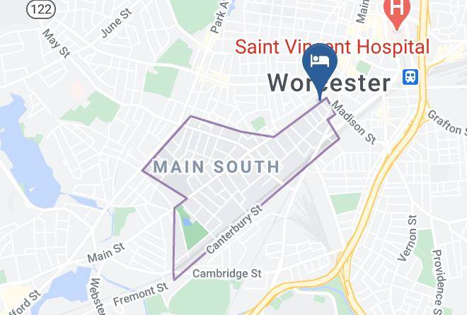 Worcester - Maple Manor Hotel Maps