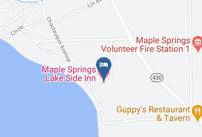 Chautauqua - Maple Springs Lake Side Inn Maps