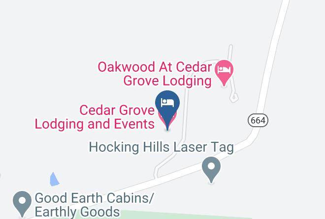 Hocking - Cedar Grove Lodging And Events Maps