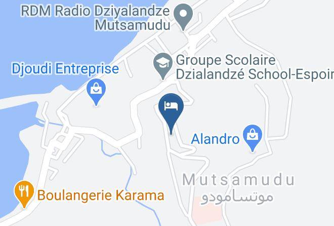 Moutsamoudou - Maponge Palace Hotel Maps
