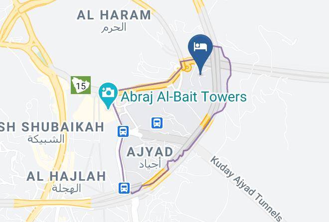Maqased Al Khair Hotel Map