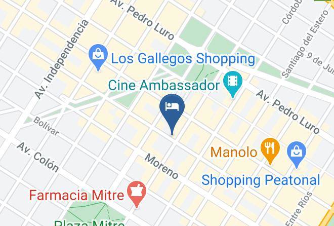 General Pueyrredon Partido - Mar Azul Hotel Maps