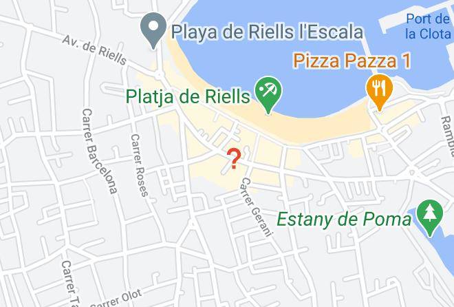 Mar Blau L'escala Map