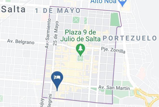 Salta - Hotel Mar Charbel Maps