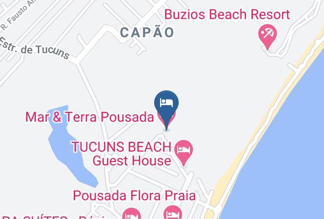 Buzios - Mar & Terra Pousada Maps