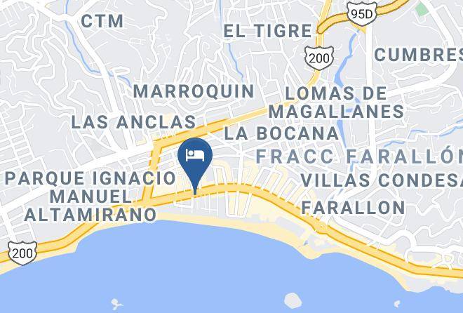 Acapulco De Juarez - Maralisa Hotel And Beach Club Maps