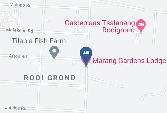 Marang Gardens Lodge Map - North West - Ngaka Modiri Molema