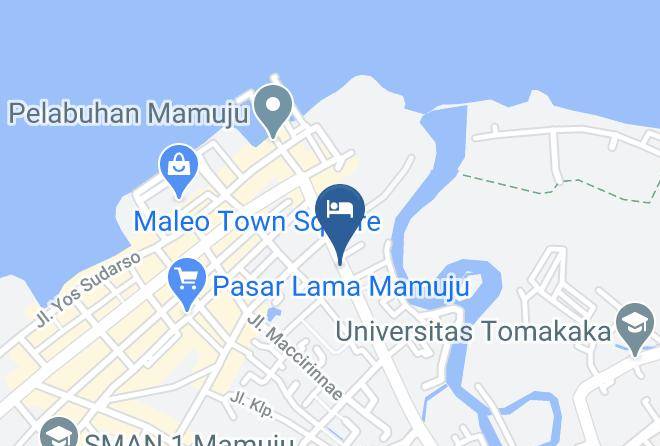 Mamuju Regency - Marannu Golden Hotel Maps