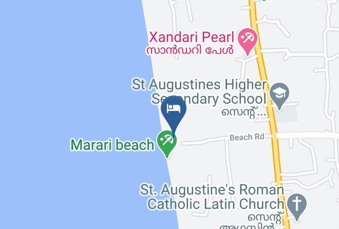 Cherthala - Mararibeach Homestay Maps