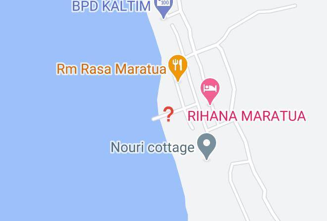 Berau Regency - Maratua Seaview Resort Maps