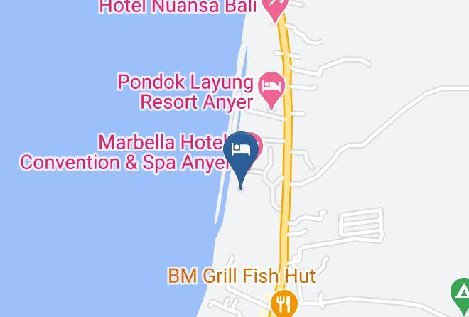 Serang Regency - Marbella Anyer Maps