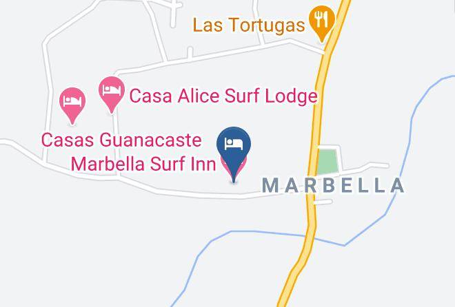 Marbella Surf Inn Map