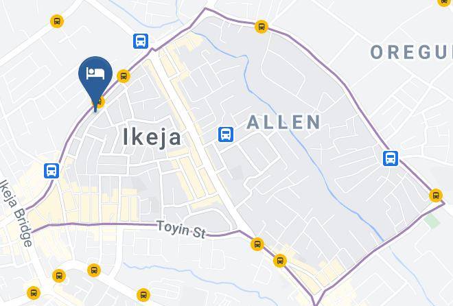 Ikeja - Marble Brand Hotel Maps