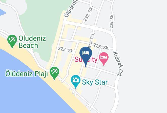 Fethiye - Marcan Beach Hotel Maps