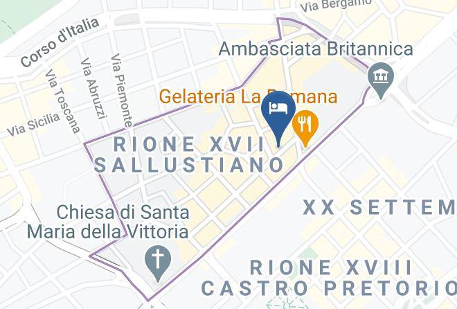 Rome - Marcella Royal Hotel Maps