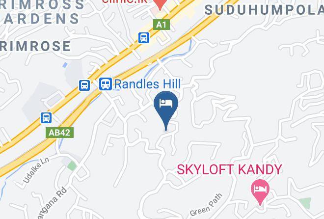 Kandy - March 9 Hotel Kandy Maps