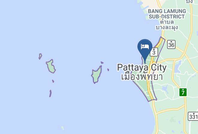 March Hotel Pattaya Map