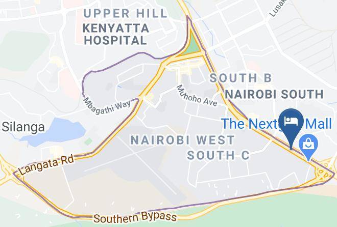 Nairobi - Marcia Hotel Maps