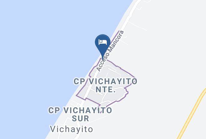 Talara - Marcilia Beach Bungalows & Hotel Vichayito Maps