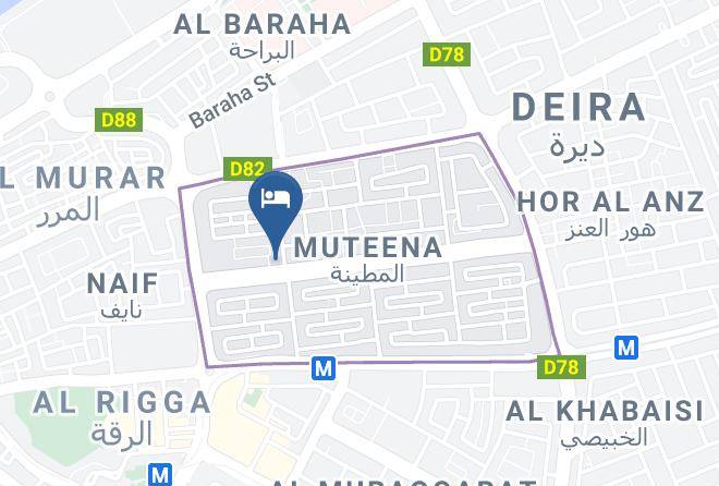 Dubai - Marco Polo Hotel Deira Dubai Maps
