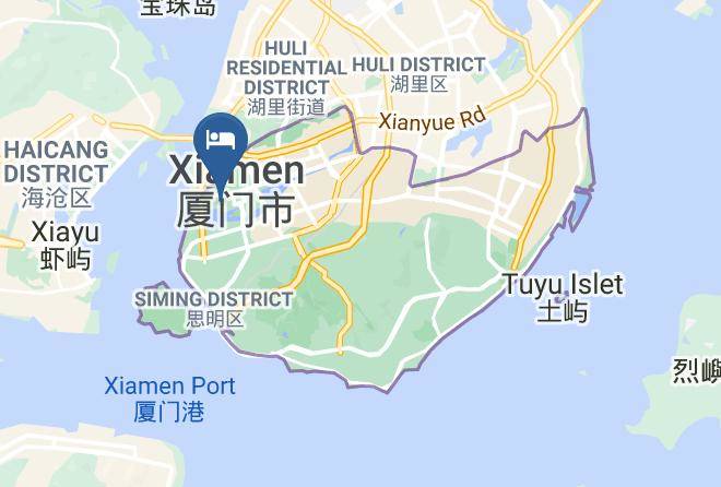 Marco Polo Oriental Hotel Xiamen Map