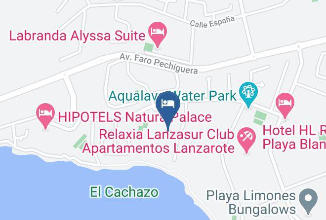 Las Palmas - Marconfort Atlantic Gardens Bungalows Maps