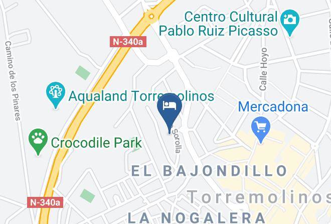 Malaga - Marconfort Griego Hotel Maps