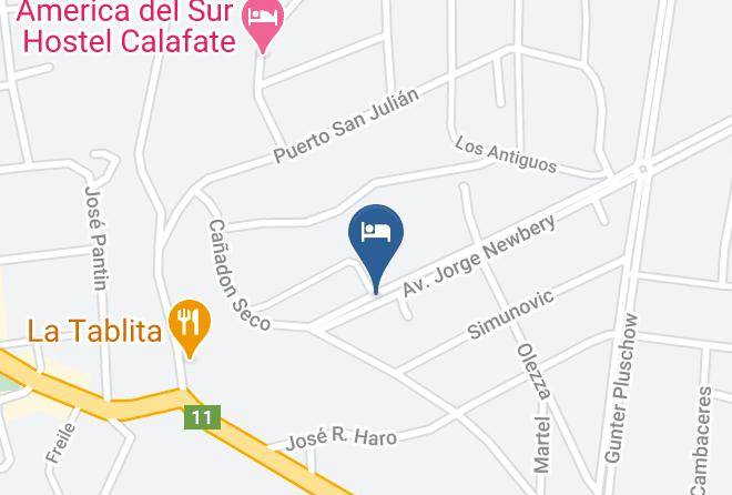 Lago Argentino - Marcopolo Suites Calafate Maps