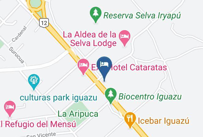 Puerto Esperanza - Marcopolo Suites Iguazu Maps