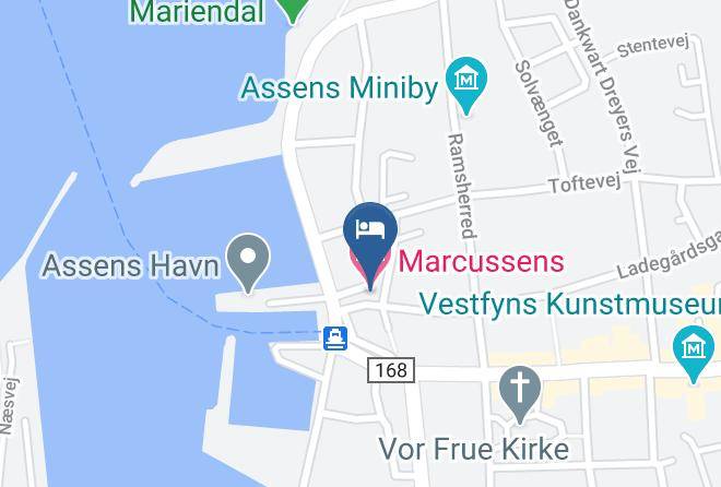 Assens - Marcussens Hotel Maps
