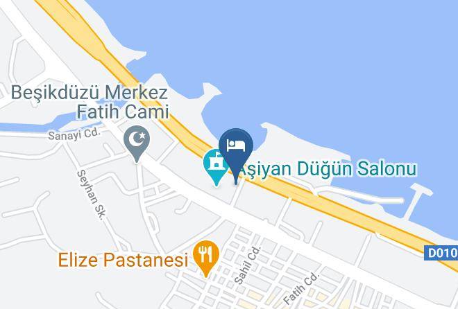 Besikduzu - Mare Blu Hotel Maps