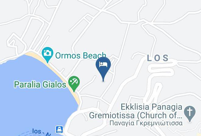 Thira - Mare Blu Ios Maps