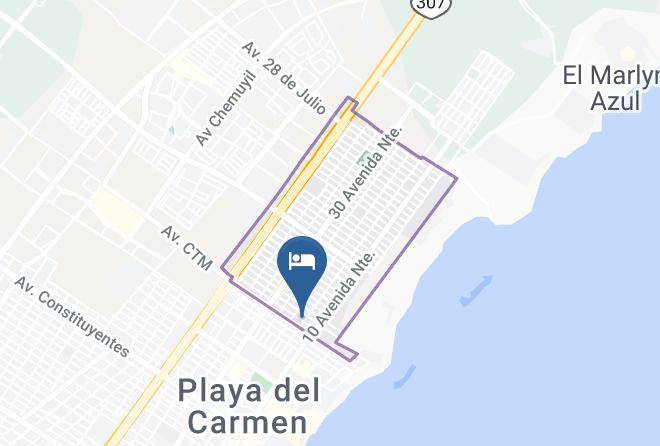 Mare Caribe Condos Map