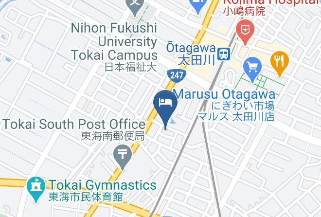 Tokai City - Mare Hotel Tokai Maps