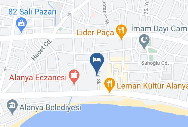 Alanya - Maren Beach Suite Otel Maps