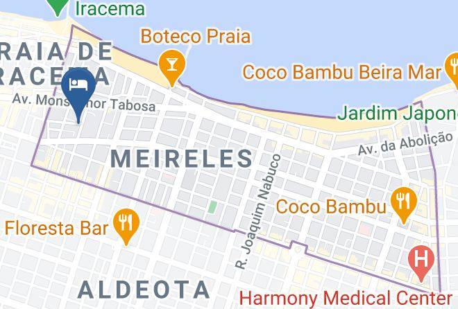 Mares De Iracema Residence Hotel Map