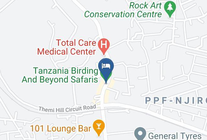 Arusha - Maresi Luxury Hotel Maps