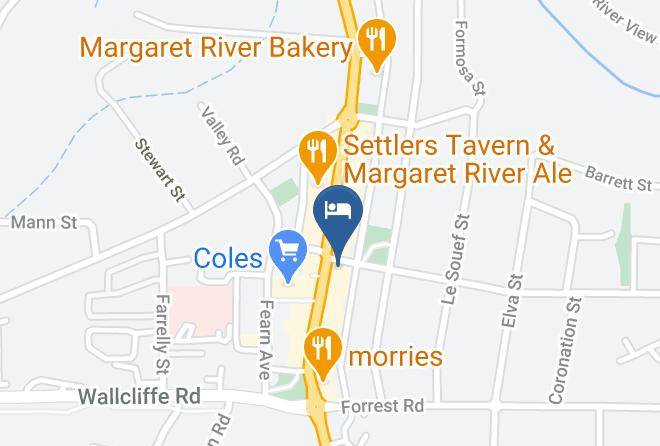 Margaret River Hotel Map