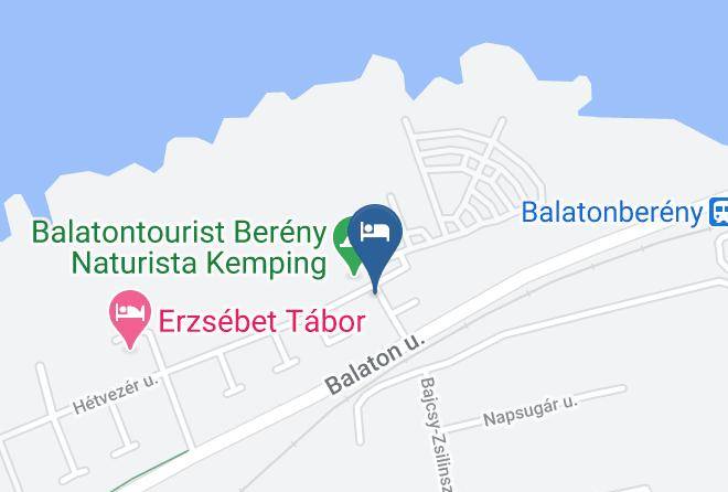 Balatonbereny - Margareta Etterem Panzio Maps