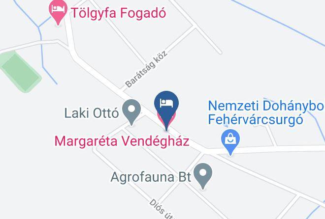 Fehervarcsurgo - Margareta Vendeghaz Ferienhaus Maps