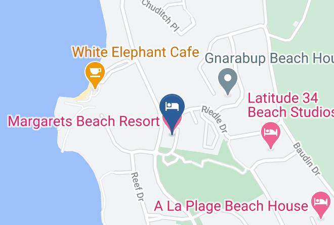 Augusta Margaret River - Margarets Beach Resort Maps