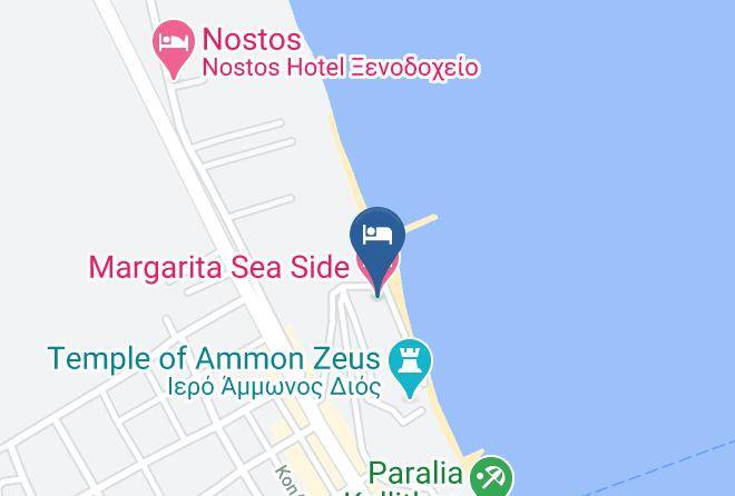 Margarita Sea Side Hotel Map