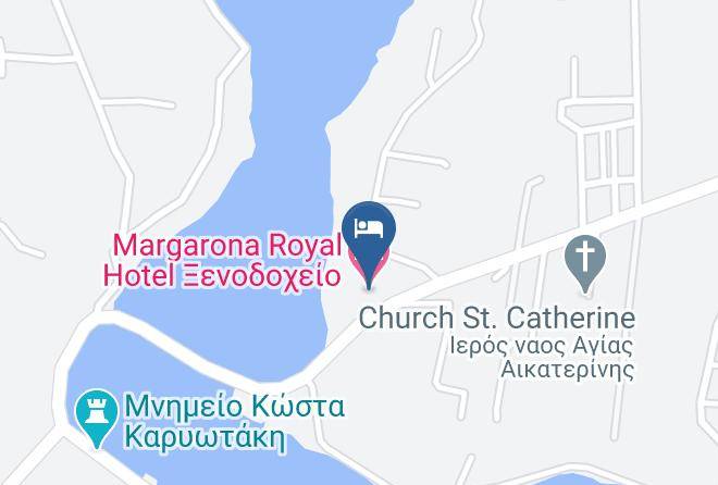 Preveza - Margarona Royal Hotel Maps