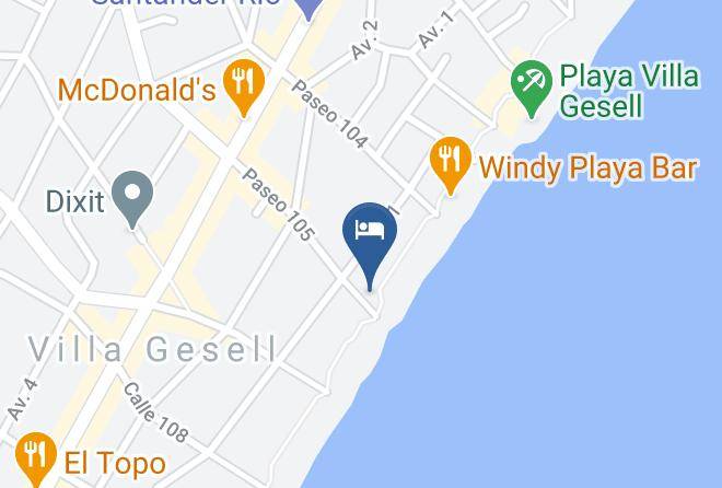 Villa Gesell - Marges Resort Maps