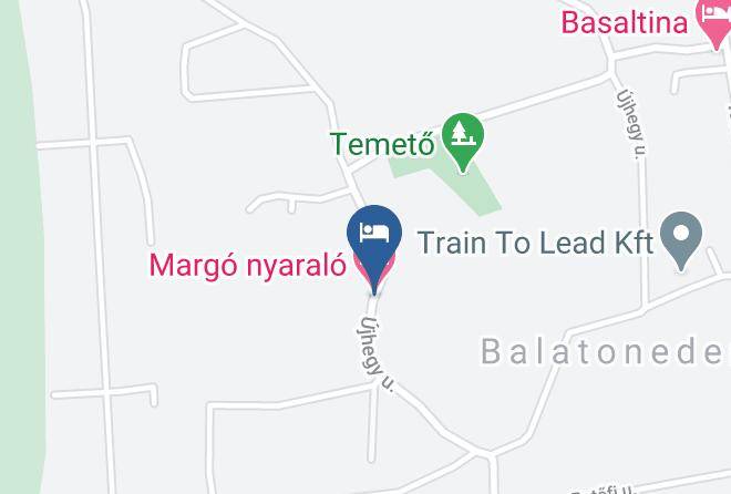 Balatonederics - Margo Nyaralo Maps