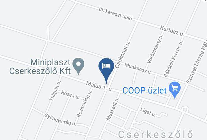 Cserkeszolo - Margo Vendeghaz Maps