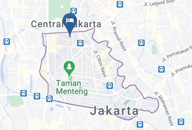Central Jakarta - Margot Hotel Maps