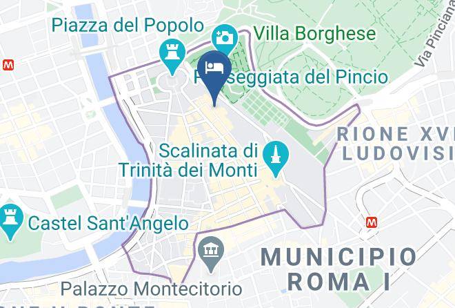 Rome - Margutta 19 Luxury Hotel Maps