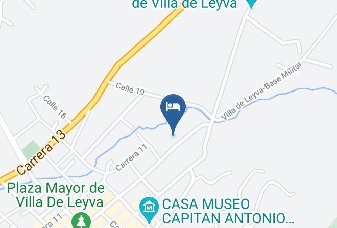 Villa De Leyva - Maria Bonita Hotel Maps