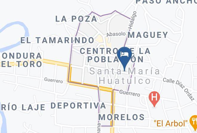 Santa Maria Huatulco - Maria Bonita Posada Maps